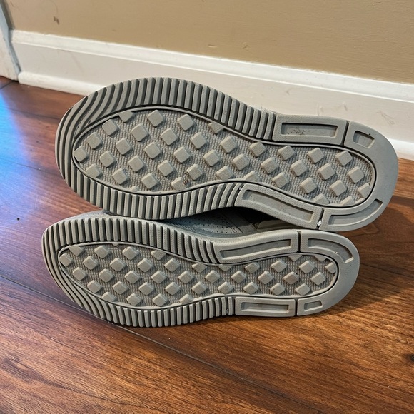 Everlane Gray Trainer Sneakers Leather Suede Lace Up Shoes Size M 5/ F 7 - Picture 7 of 8